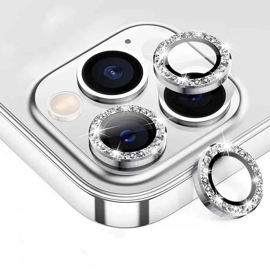 3-Pack for Camera Lens Protector, for iPhone 13 Pro Max/ 13 Pro/ 13 / 12 Pro Max / 12Pro / 12  Glitter diamonds Tempered Glass
