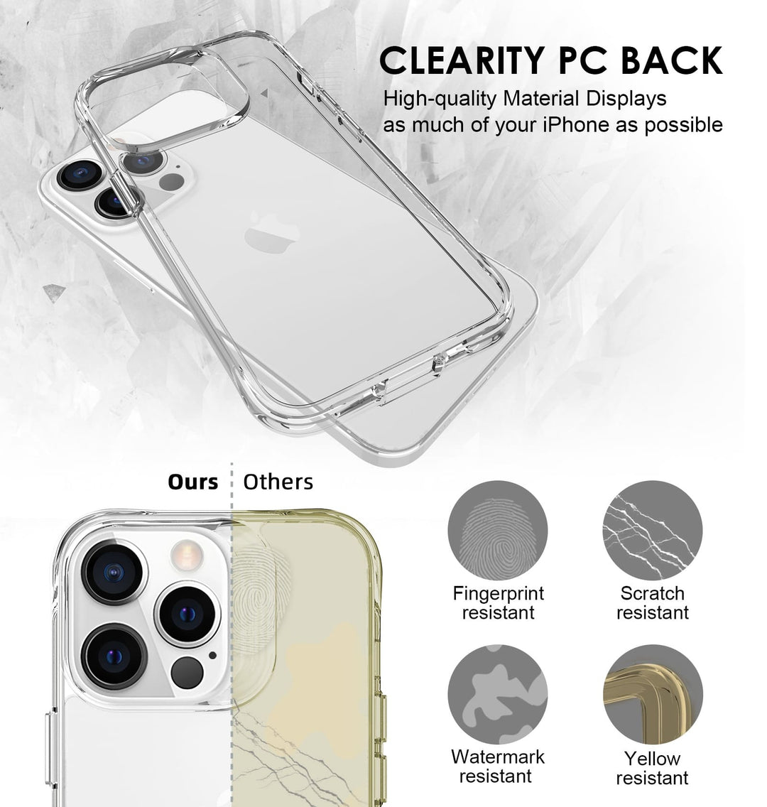 Ultra Hybrid Transparent Case: Ultimate Anti-Shock & Anti-Yellow Protection for the 14 Series