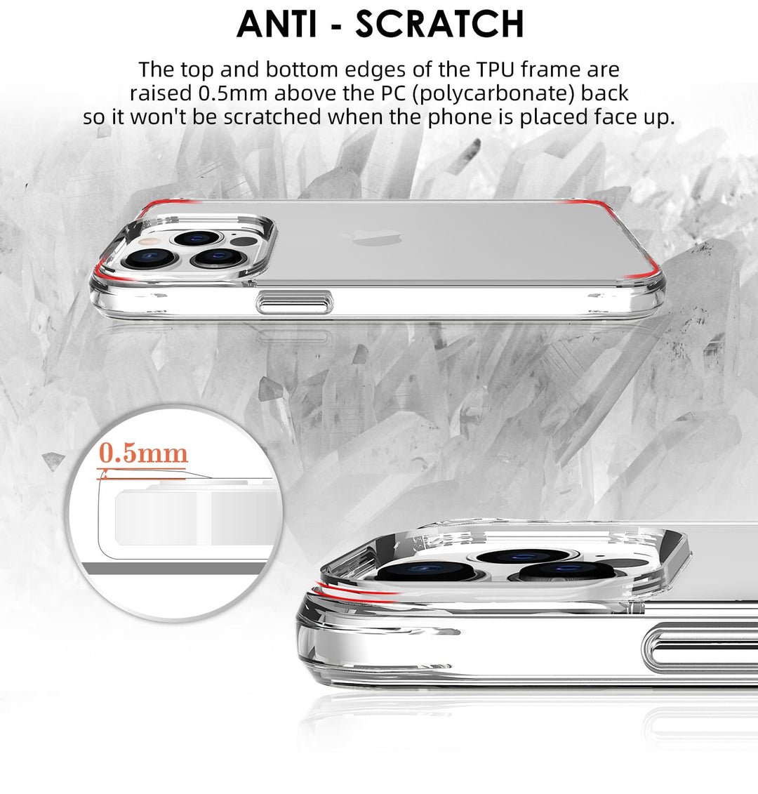 Ultra Hybrid Transparent Case: Ultimate Anti-Shock & Anti-Yellow Protection for the 14 Series