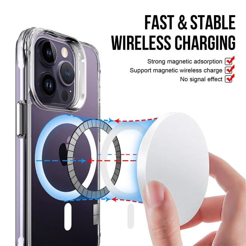 Ultra Hybrid MagSafe Transparent Case: Ultimate Anti-Shock & Anti-Yellow Protection for the 14 Series