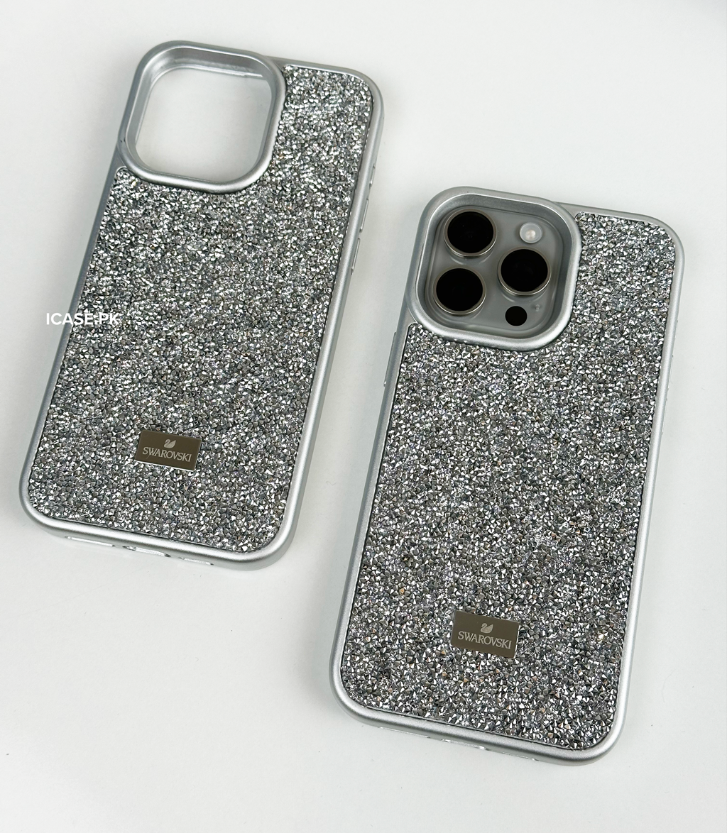 Swarovski Diamond Series 15ProMax, 15Pro, 14Pro, 14ProMax – ICASE.PK