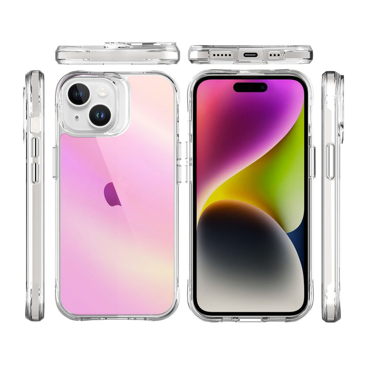 Ultra Hybrid Holo Transparent Case: Ultimate Anti-Shock & Anti-Yellow Protection for the 14 Series