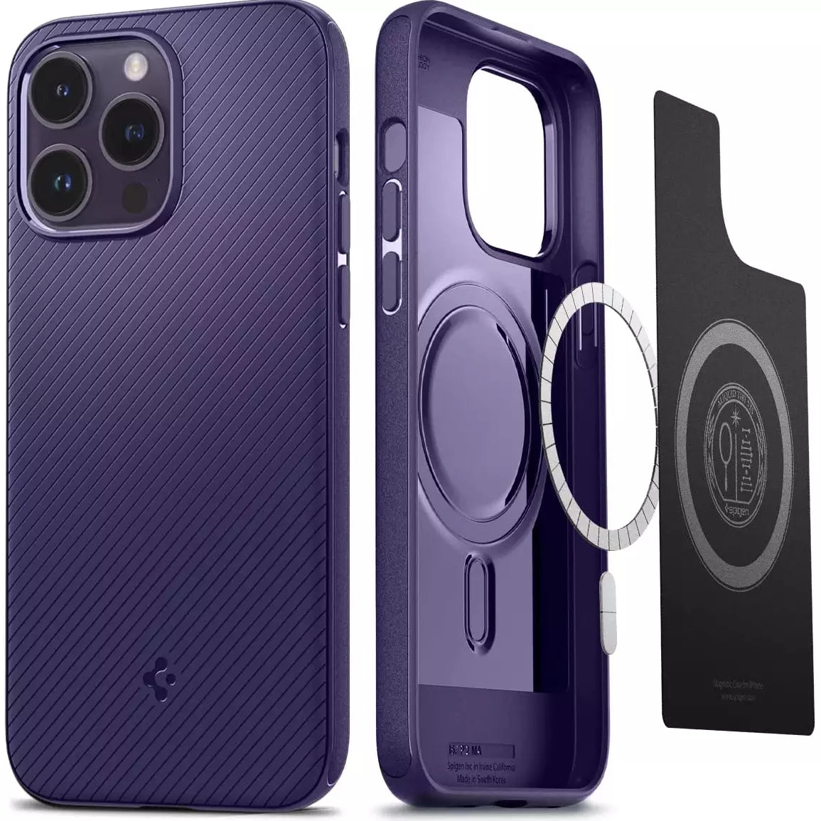 Apple iPhone 14 Series Silicone Armor with MagSafe Compatibility Case by Spigen Original - ICASE.PK