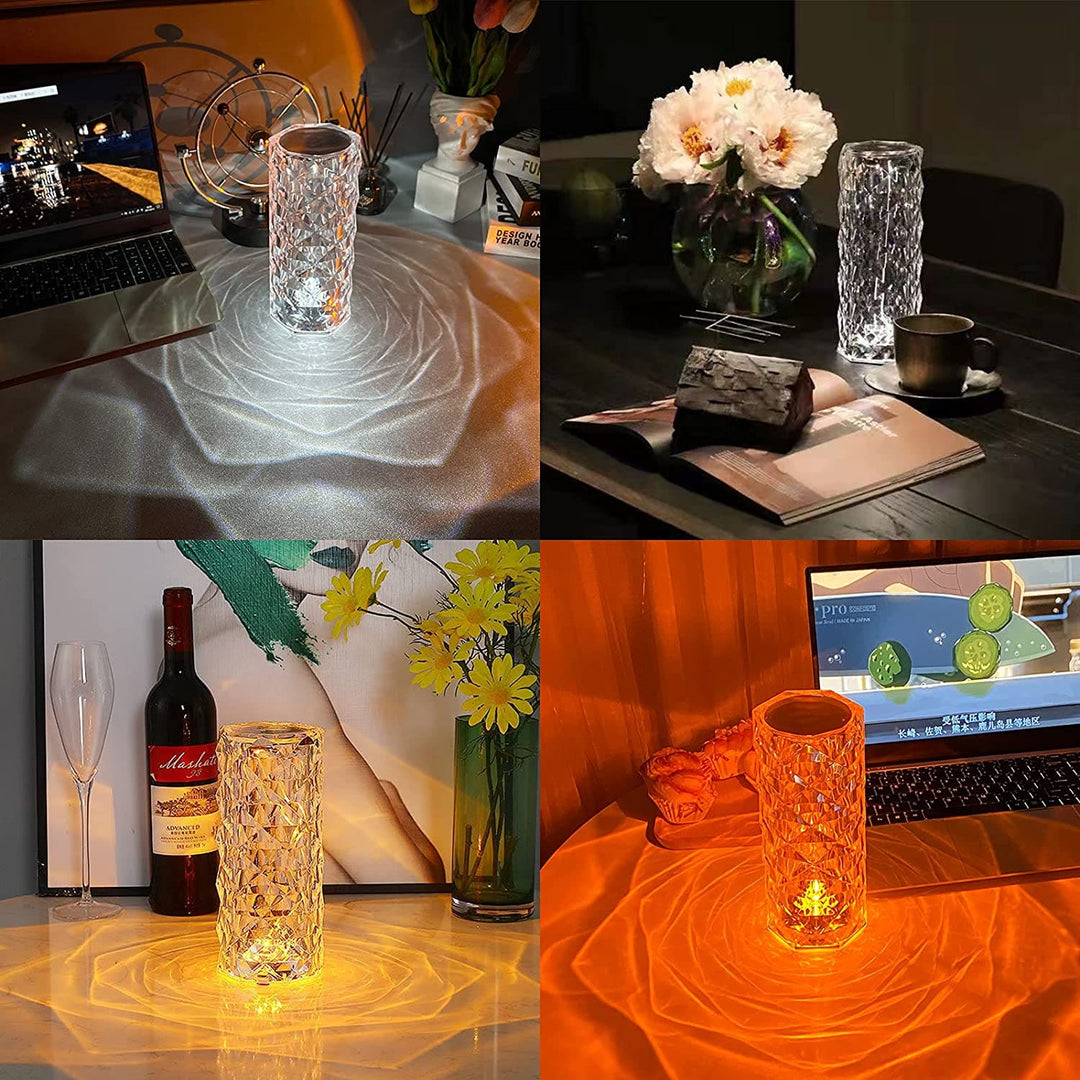 2023 Rose Diamond Lamp: Enchanting 16 RGB Colors with Dimming for Your Ideal Ambiance