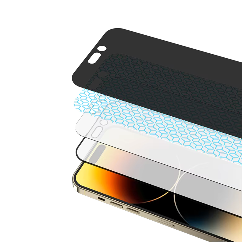 9H Privacy Tempered Glass Protector for iPhone 16 Pro Max