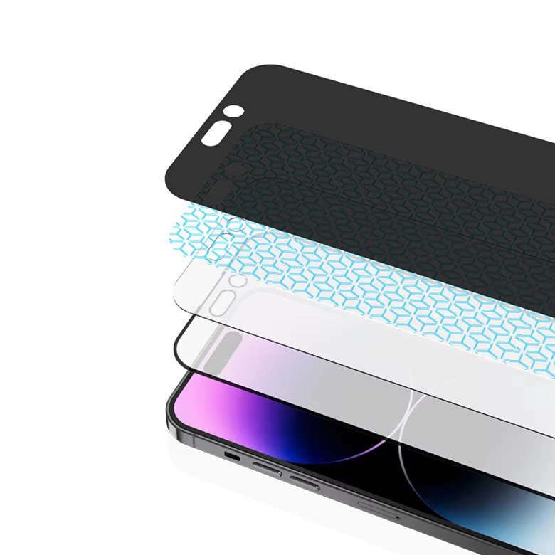 9H Privacy Tempered Glass Protector for iPhone 16 Pro Max