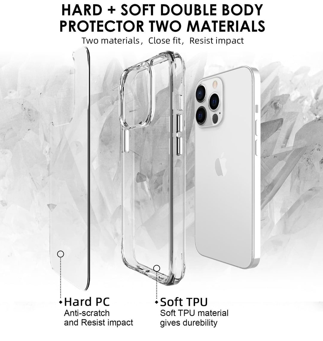 Ultra Hybrid Transparent Case: Ultimate Anti-Shock & Anti-Yellow Protection for the 14 Series