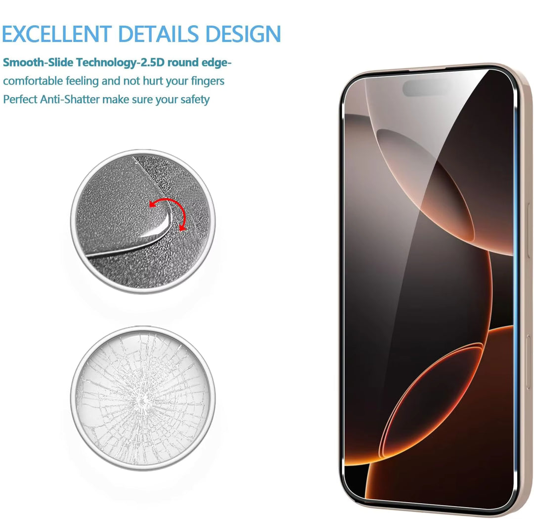9H Clear Protector for iPhone 16 Pro Max – Ultra HD Clarity & Maximum Protection