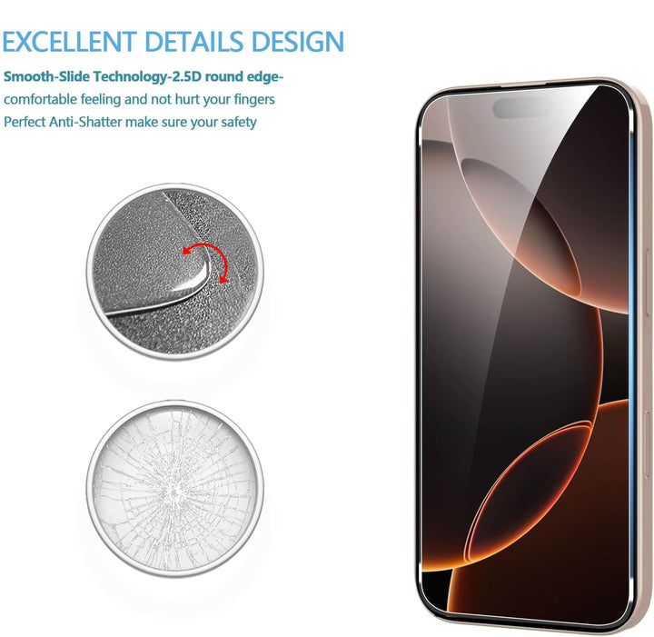 9H Clear Protector for iPhone 16 Pro Max – Ultra HD Clarity & Maximum Protection
