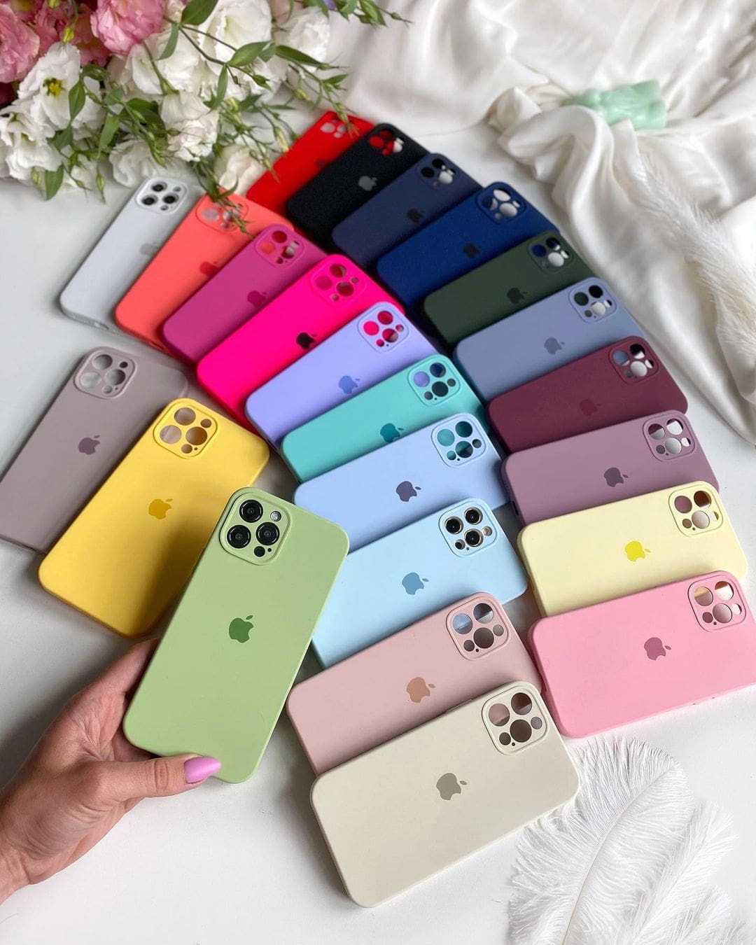 iPhone 11 to 12 Pro Max High Quality Camera Protected Latest Silicone Cases - ICASE.PK