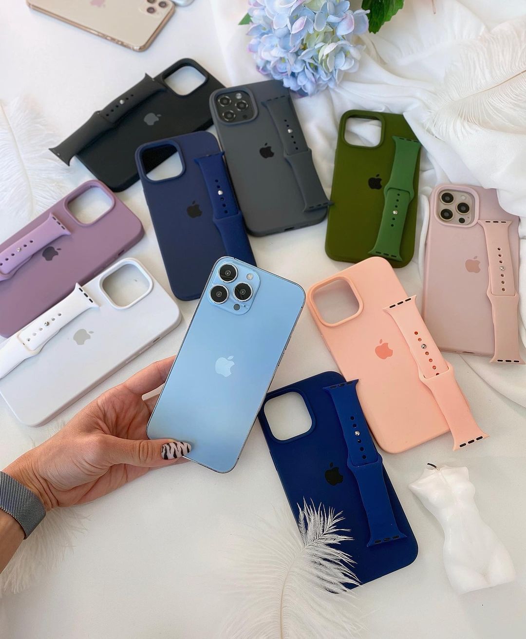 Phone 13 - 13 Pro Max High Quality Latest Silicone Cases - ICASE.PK