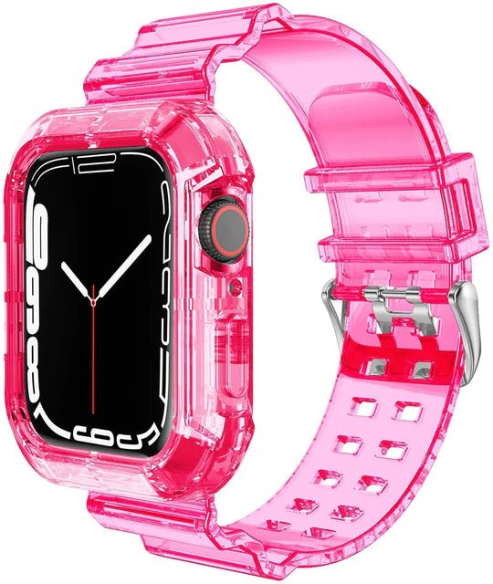 Clear Neon Strap with Four Sides Protected - ICASE.PK
