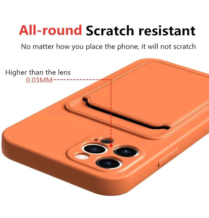 High Quality Wallet Camera Protected Anti-shock Soft 11, 12 Series - ICASE.PK