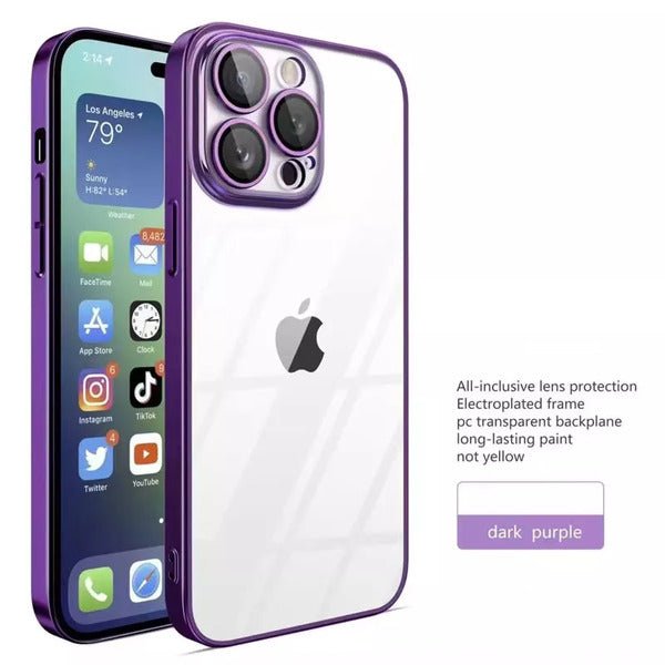 High transparency Lens Glass, Anti Yellow Case for 14 Series - ICASE.PK