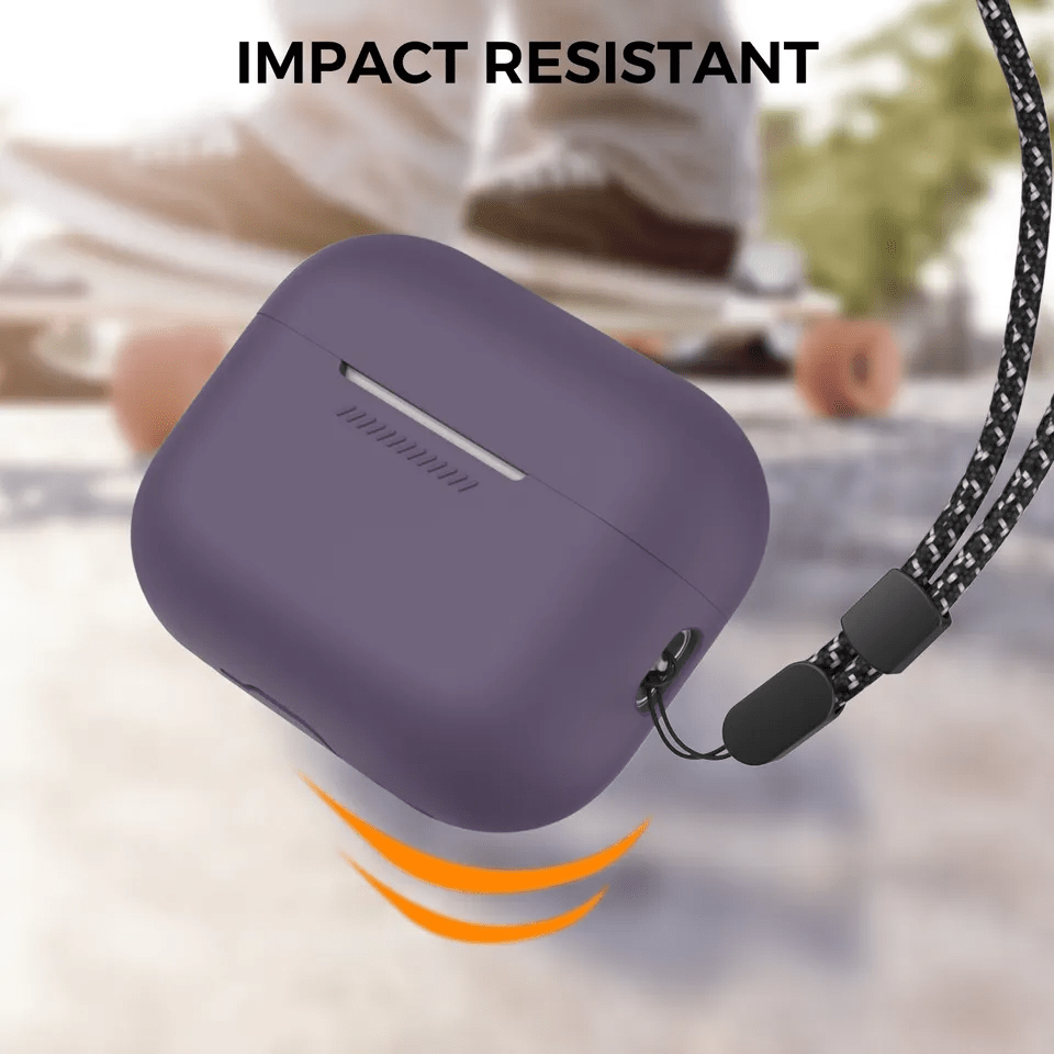 Premium Silicone Case for AirPods Pro 2nd Generation, Protective Full Cover 1.5mm - ICASE.PK