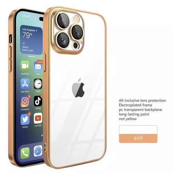 High transparency Lens Glass, Anti Yellow Case for 14 Series - ICASE.PK