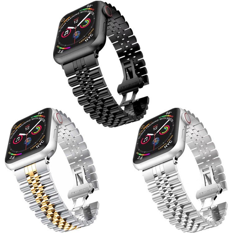 High Quality Stainless Steel Slim Strap for all Apple Series with free Adjustment tool - ICASE.PK