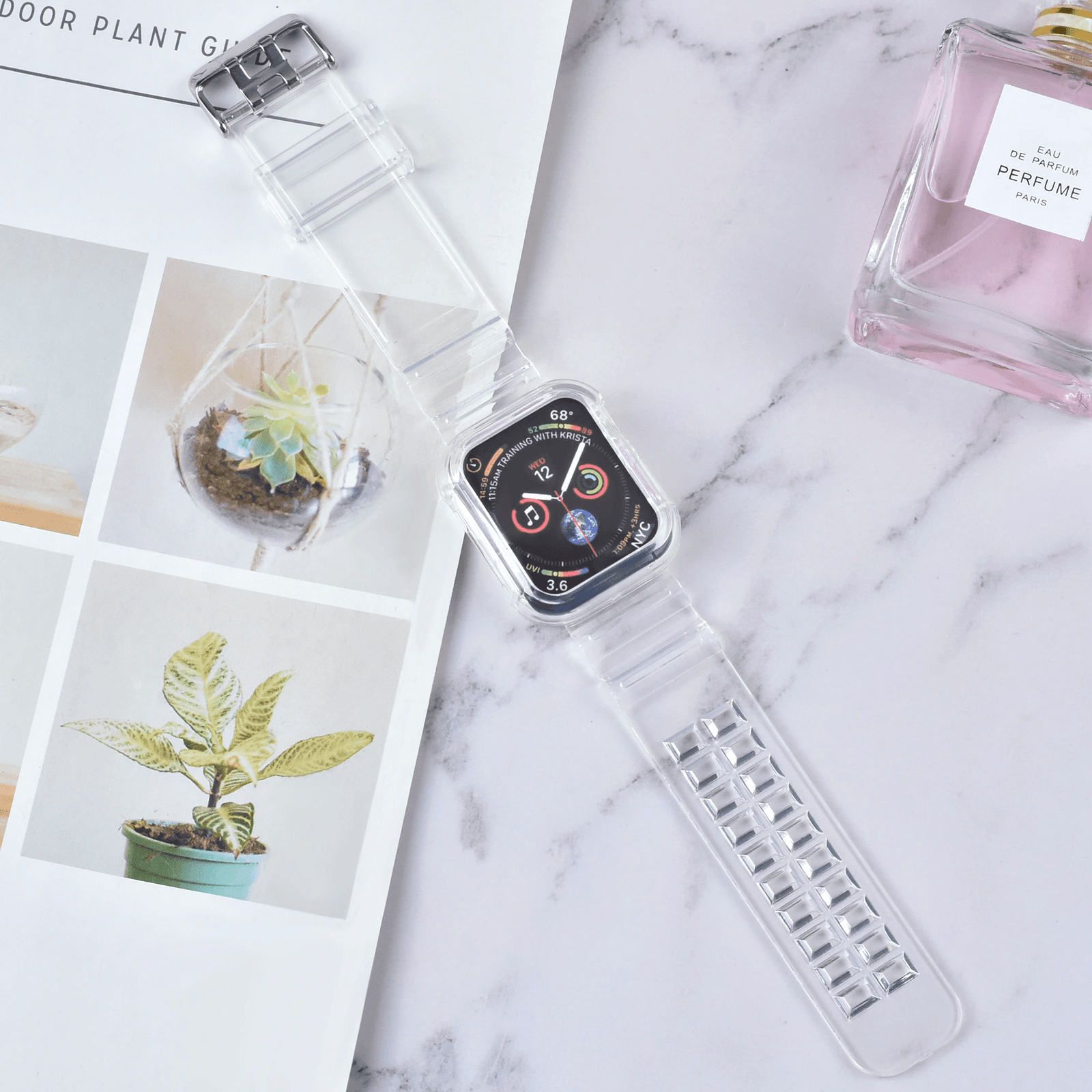 Clear Neon Strap with Four Sides Protected - ICASE.PK