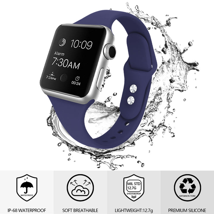 High Quality Slim Silicone Strap for All Models - ICASE.PK