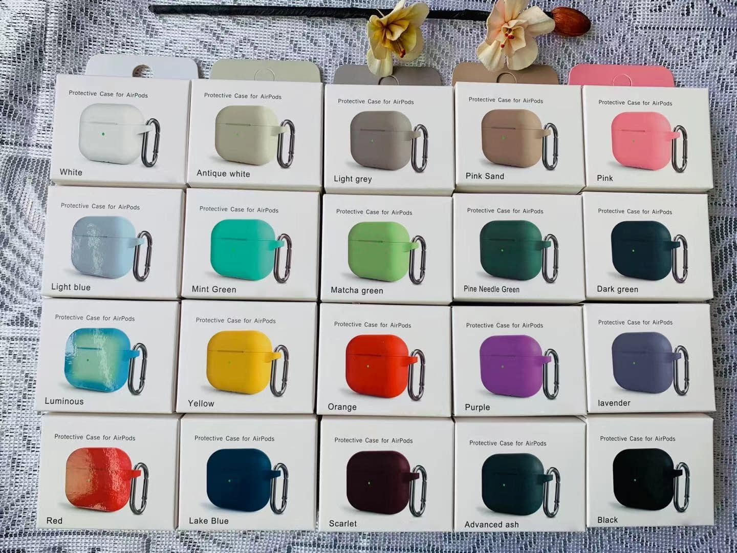 High Quality Silicone Airpods 3 Cases Protective Full Cover 1.5mm - ICASE.PK