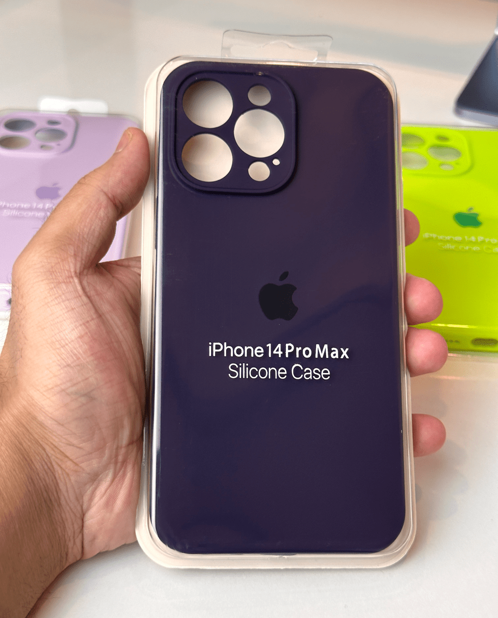 Silicone Case for 14ProMax, 14Pro, 14Plus. 14 - High Quality Camera Protected - ICASE.PK