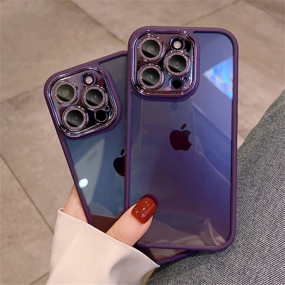 Premium Bumper Case With Integrated Tempered Glass Lens Protected 14 Series - ICASE.PK