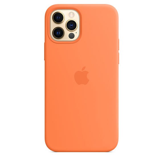 iPhone 12 | 12 Pro | 12 Pro Max Orange Silicone Case – ICASE.PK