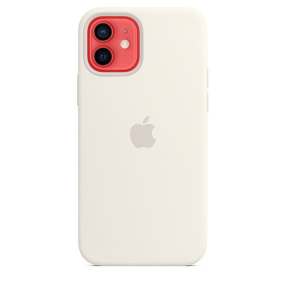 iPhone 12 12 Pro 12 Pro Max White Silicone Case ICASE.PK